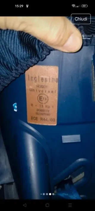 Ovetto Inglesina 0-13 kg