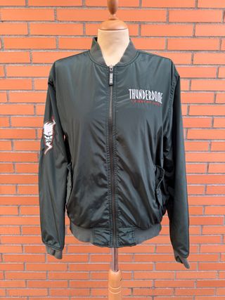 Chaqueta Bomber Thunderdome Verde