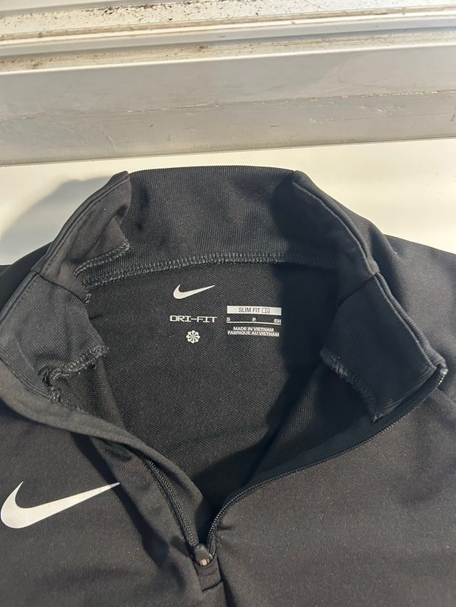 chaqueta ajustada Nike Fútbol Hombre Negra