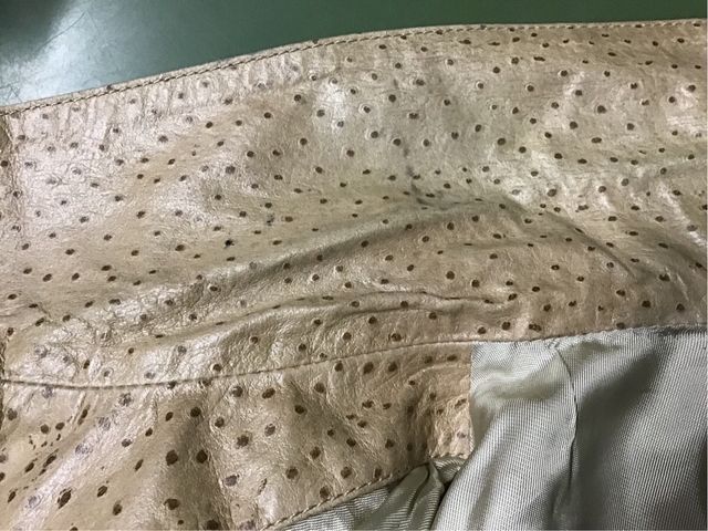 Chaqueta Piel Mujer Talla 42 Beige