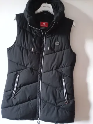 Chaleco acolchado Luhta mujer negro