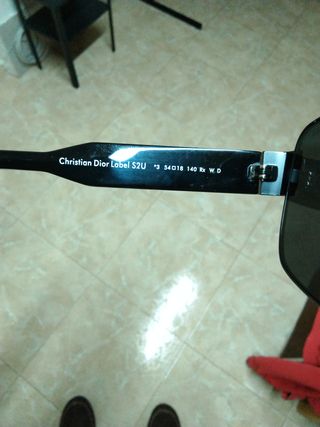 Gafas de Sol Dior Negras y Grises. Modelo S2U