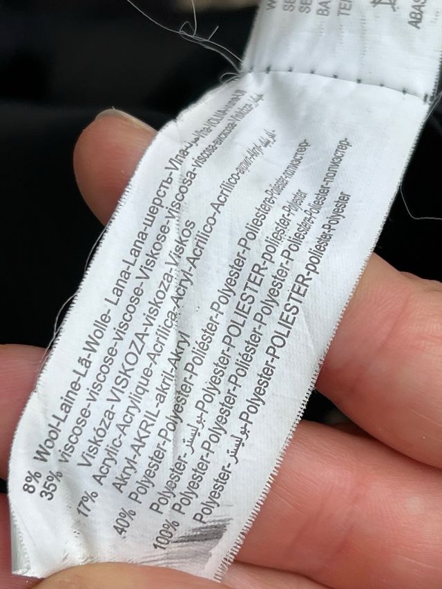 Falda Desigual Negra Multicolor