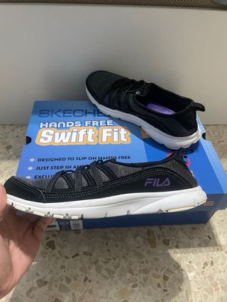 Zapatillas Fila Mujer Negras
