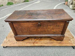 Cassapanca antica castagno 1700