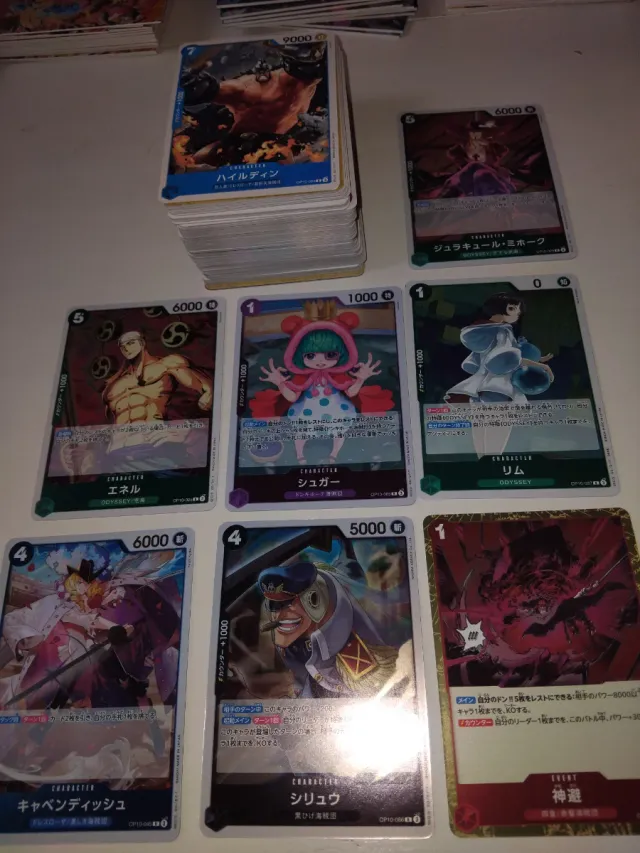 Collezione carte One Piece