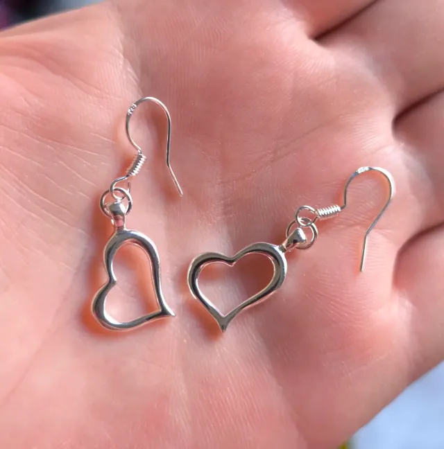 Pendientes Corazón Plata