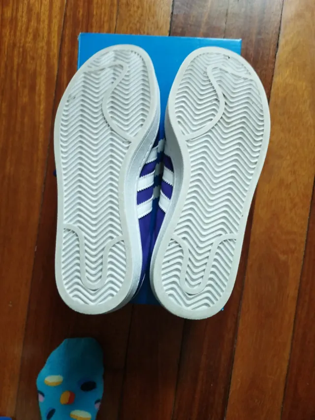 Zapatillas Adidas Campus Moradas/Blanco