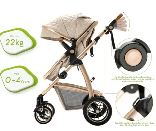 Silla de paseo y de coche para bebé 3 en 1