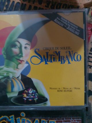 CDs Cirque du Soleil: Delirium, Saltimbanco, Alegr