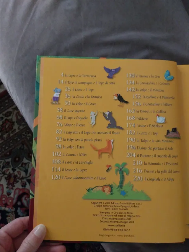 Le più belle favole di Esopo