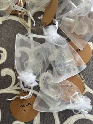 Cubre tacones transparentes para mujer