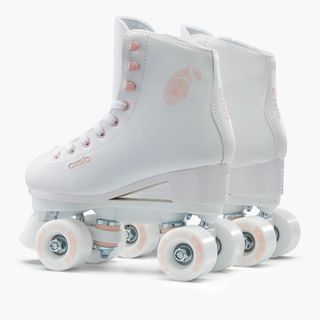 Roller Artístico Quad 100 Blanco Tallas Pequeñas