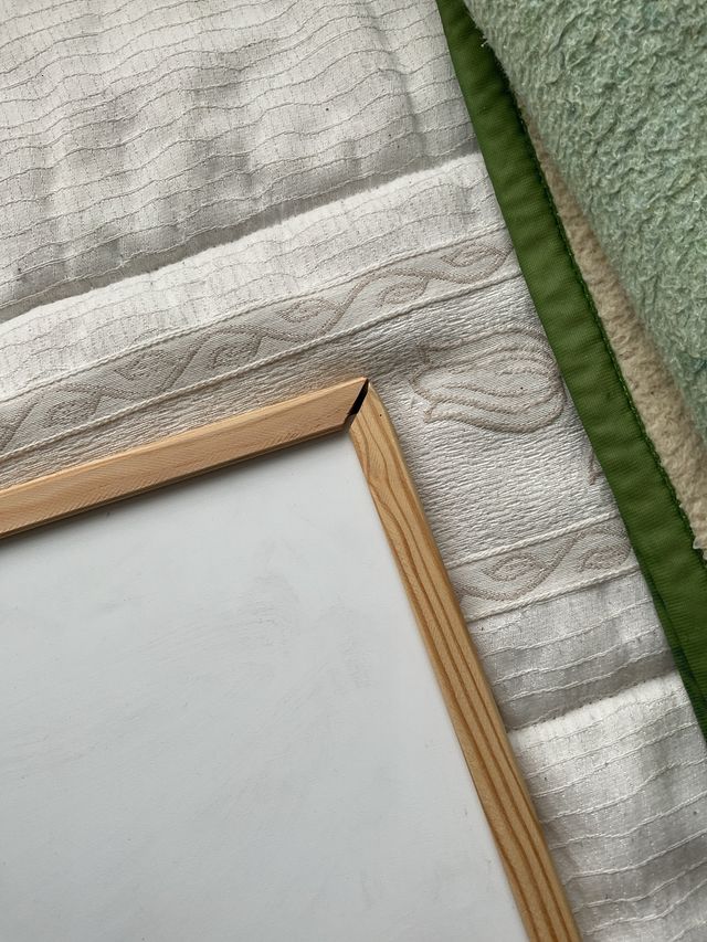 Pizarra blanca de madera