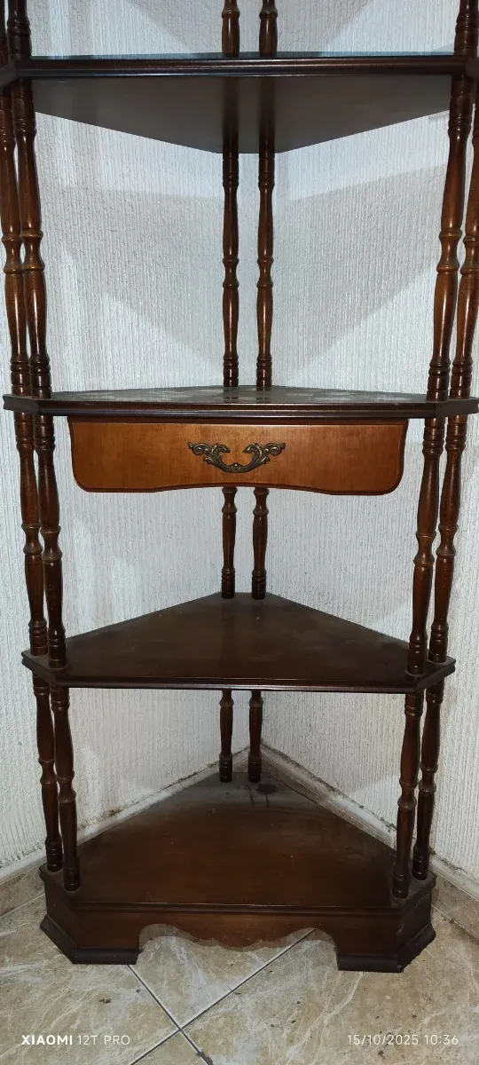 Rinconera Estantería de madera alta