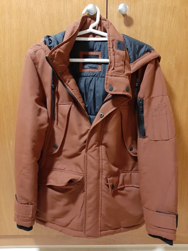 Chaqueta Bershka Talla S Marrón Unisex