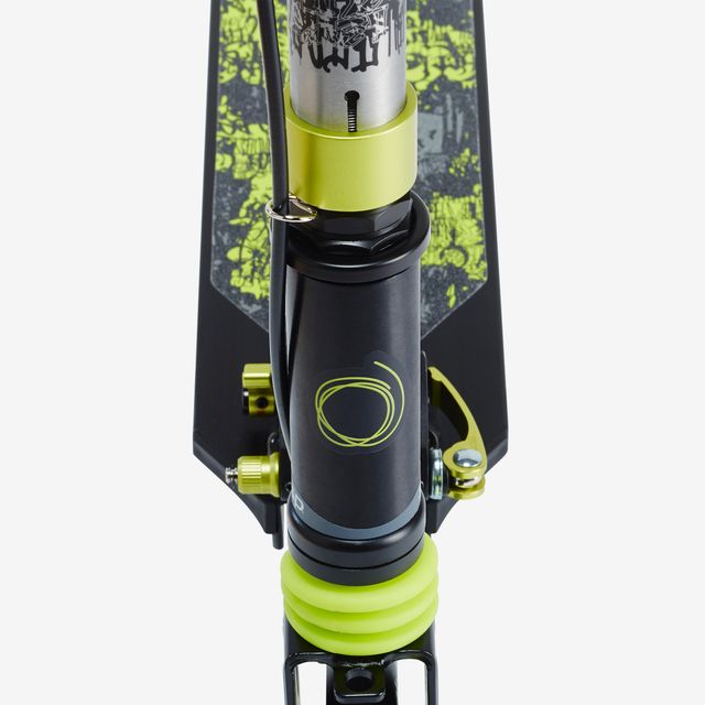Patinete Scooter Niños Oxelo MID5 Negro Verde (freno