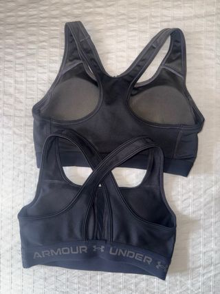 Lote 4 Tops Deportivos Asics,Nike,UA,Umbro. TallaS