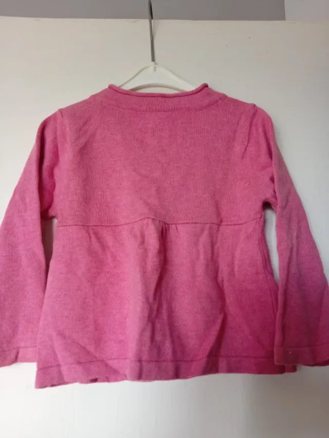 Cardigan bambina cotone rosa Zara