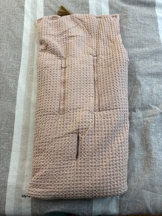 Saco para bebé floral y rosa