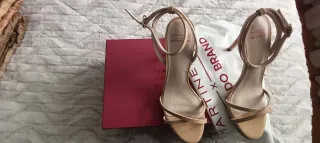 Sandalias Martinelli Talla 37 Nude Sin Estrenar