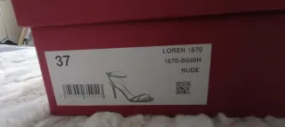 Sandalias Martinelli Talla 37 Nude Sin Estrenar