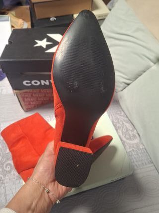 botínes rojos Tex ( carrefour )