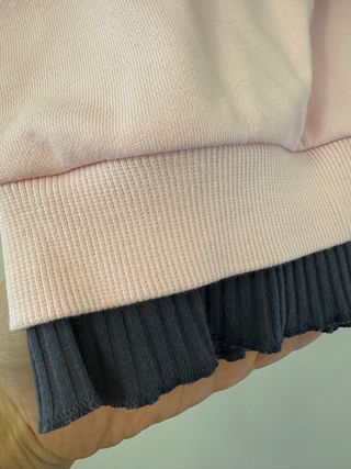 Chándal Adidas niña rosa y azul grisáceo