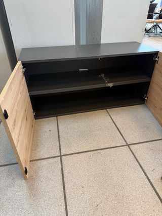 16 Uds Mueble Archivador Madera y Metal con llave