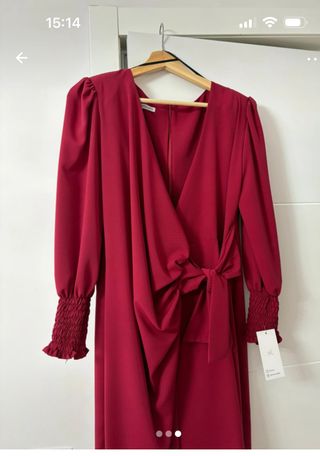 Vestido fiesta VERALIA rojo XL