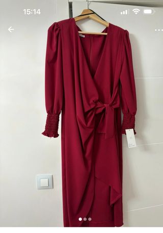 Vestido fiesta VERALIA rojo XL