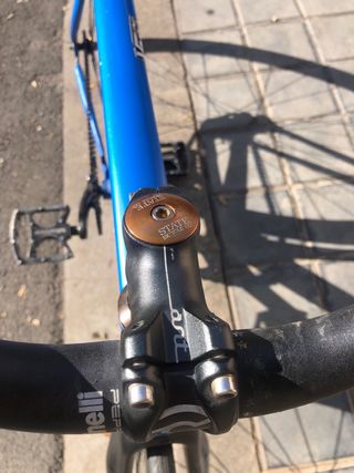 Fixie Aluminio Horquilla Carbono