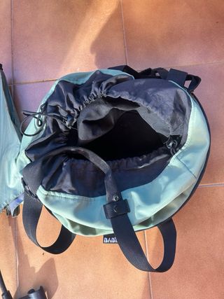 Sombrilla y bolsa carrito + rueda