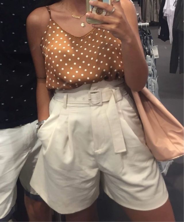 Pantalones vestir blancos Mango