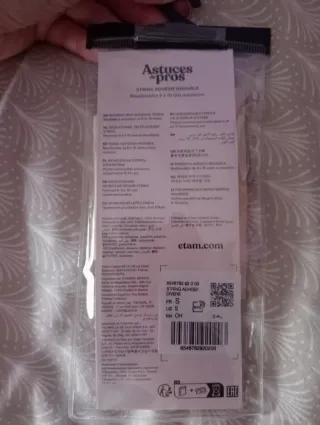 Tanga invisible adhesivo Etam Talla S