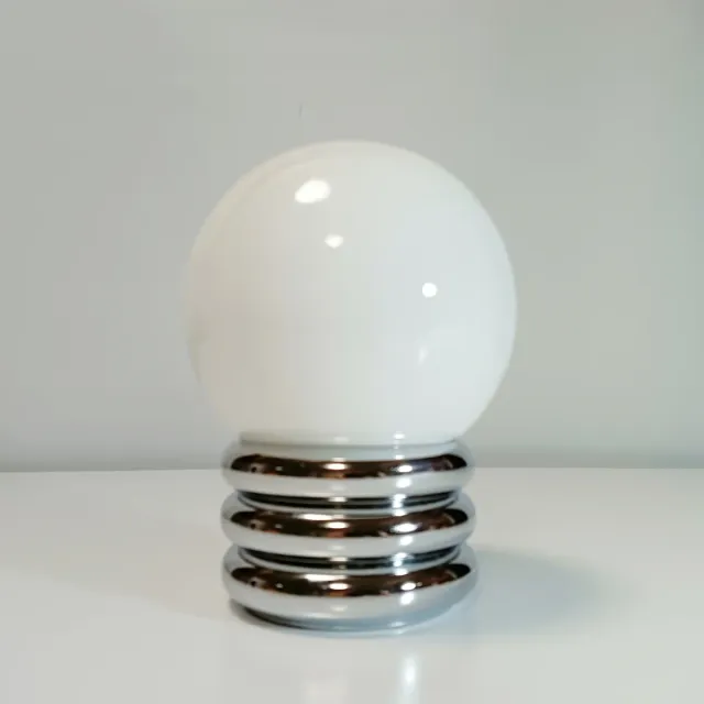 CANDEEIRO DE MESA CROMADO DOS ANOS 70