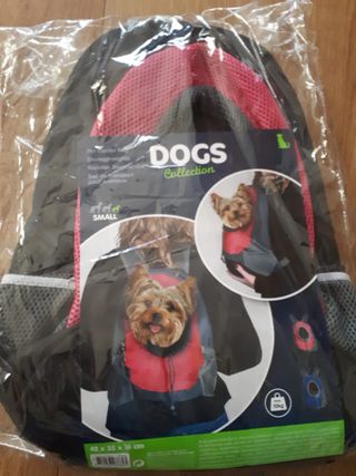 Mochila transportín para perro o gato