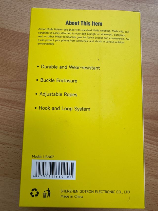 Funda Táctica UleFone Molle Universal pack