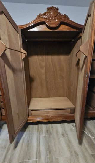 Armario Canario Antiguo Madera Maciza