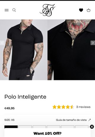 Polo inteligente SikSilk , sin estrenar 