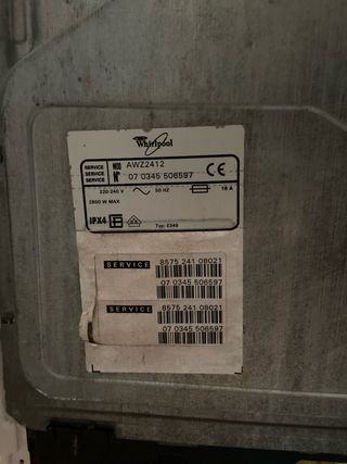 Secadora Whirlpool 6kg