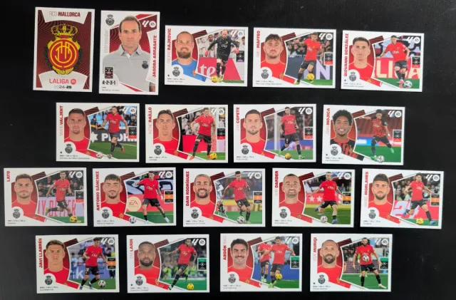 18 Cromos liga 2024-2025 RCD Mallorca