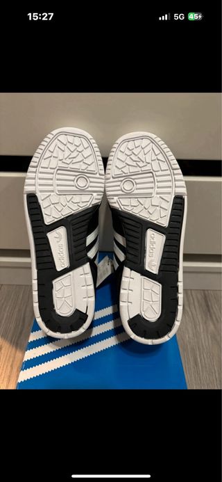 Zapatillas Adidas Rivalry Negras y Blancas Nuevas