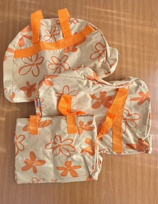 Set 3 borsoni Naj Oleari floreali