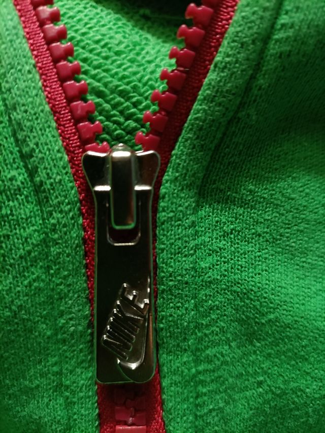 Sudadera Nike Media Cremallera Verde Mujer Talla L