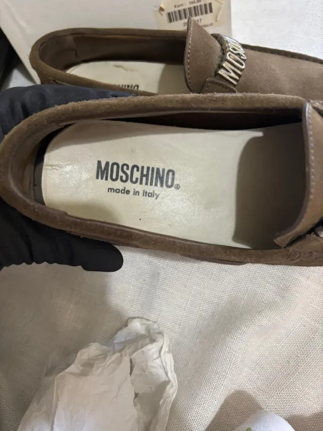 Mocasines Moschino Marrón Talla 39