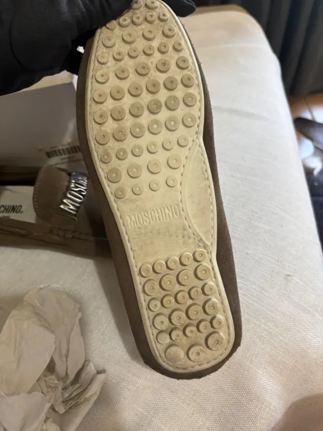 Mocasines Moschino Marrón Talla 39