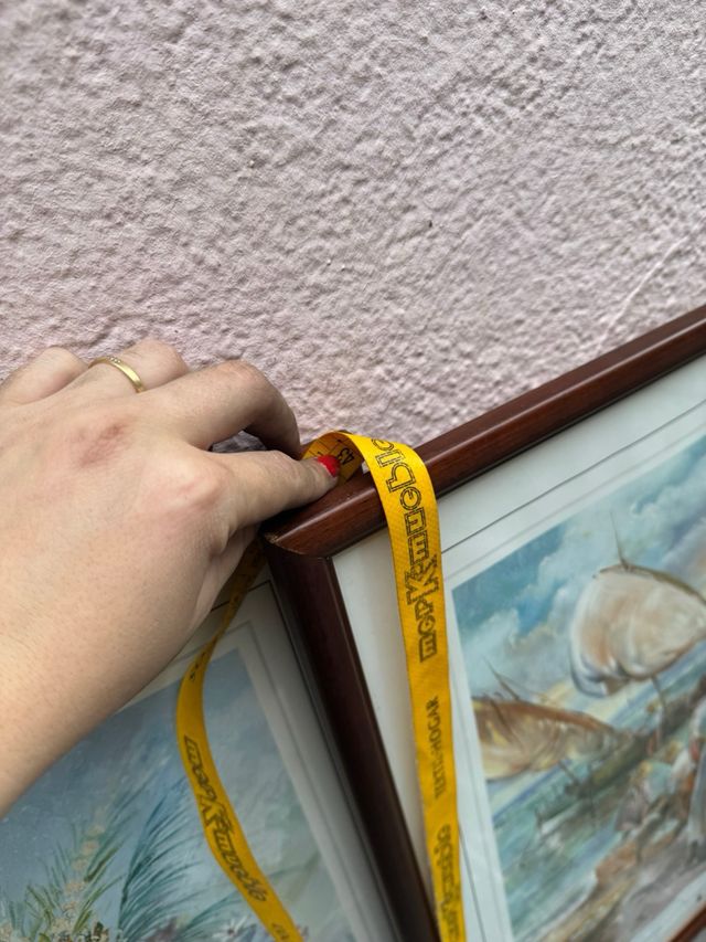 Set di 3 dipinti decorativi vintage