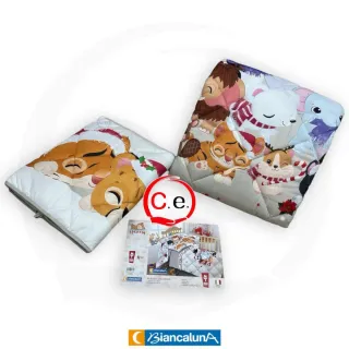 Trapunta e paracolpi per culla