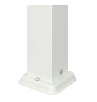 Pérgola 3x3 Metal Techo Corredero Gris/Blanco